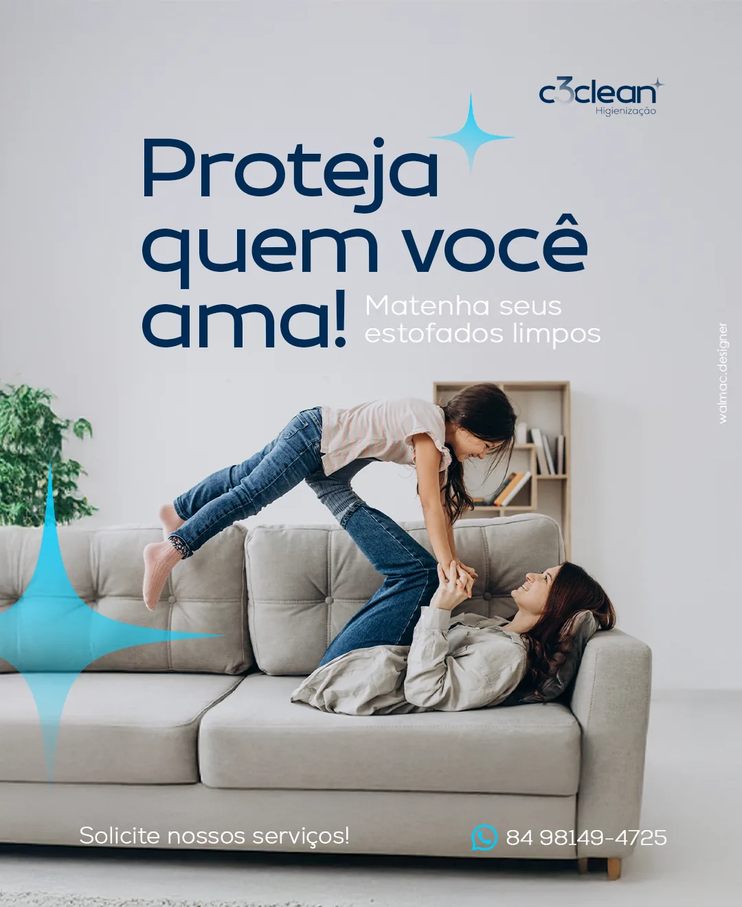 Resultado real de higienização C3Clean 1